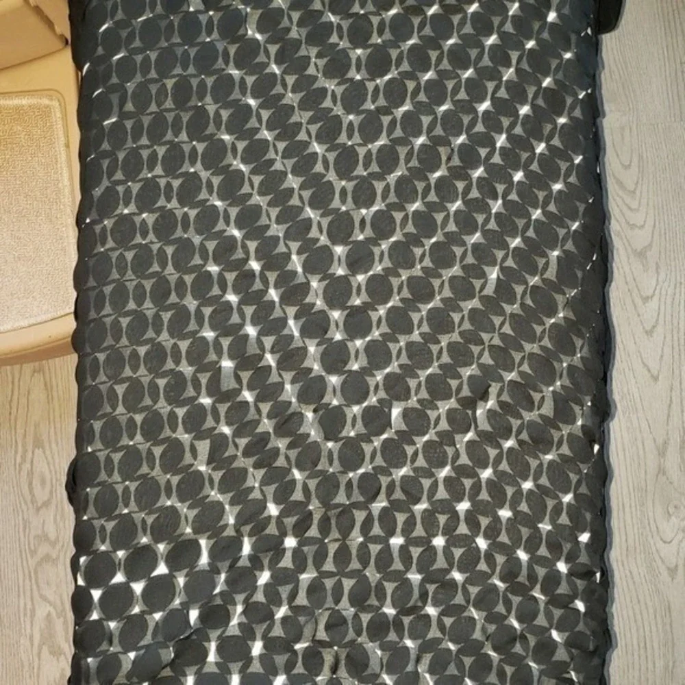 Black Circle Pattern Shawl Wrap‎ Lightweight Evening Occasion - Picture 8 of 10